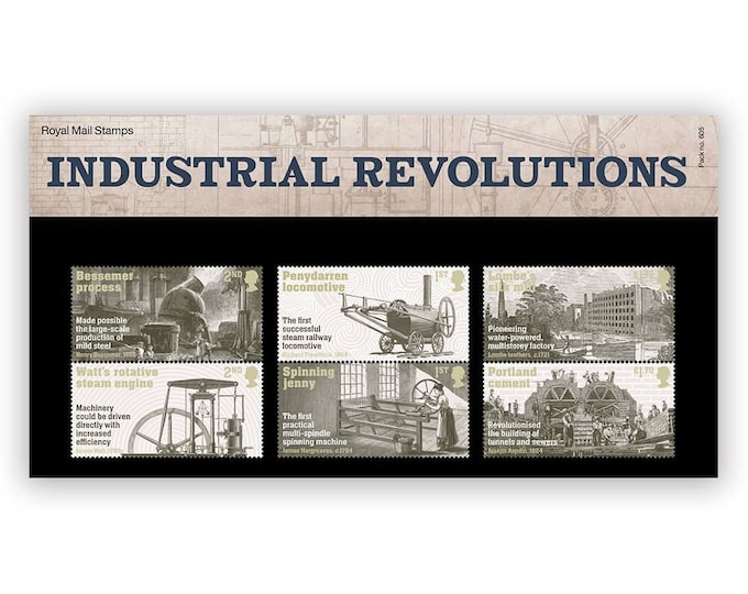 2021 Royal Mail Industrial Revolutions Great Britain Presentation Pack