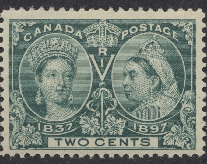 Queen Victoria Canada 2 Cent Postage Stamp Issued 1897