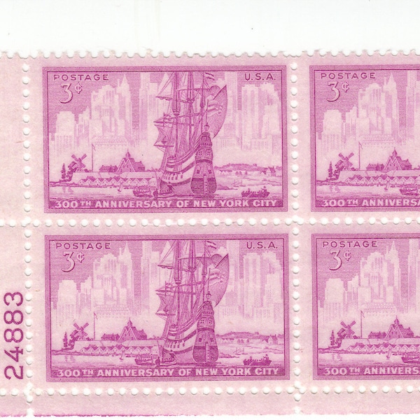 Nyc Vintage Stamps Etsy