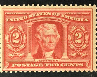 US 1904 Jefferson Louisiana Purchase Postage Stamp Mint Never Hinged
