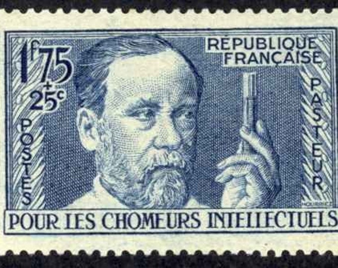 Louis Pasteur France Postage Stamp Issued 1938