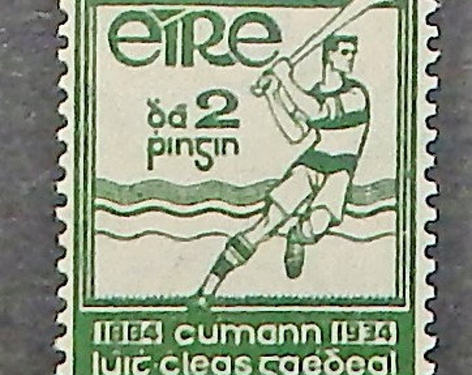 1934 Gaelic Athletic Association Ireland Postage Stamp Mint Never Hinged