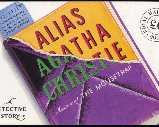 Alias Agatha Christie Prestige Booklet of Great Britain Postage Stamps Issued 1991