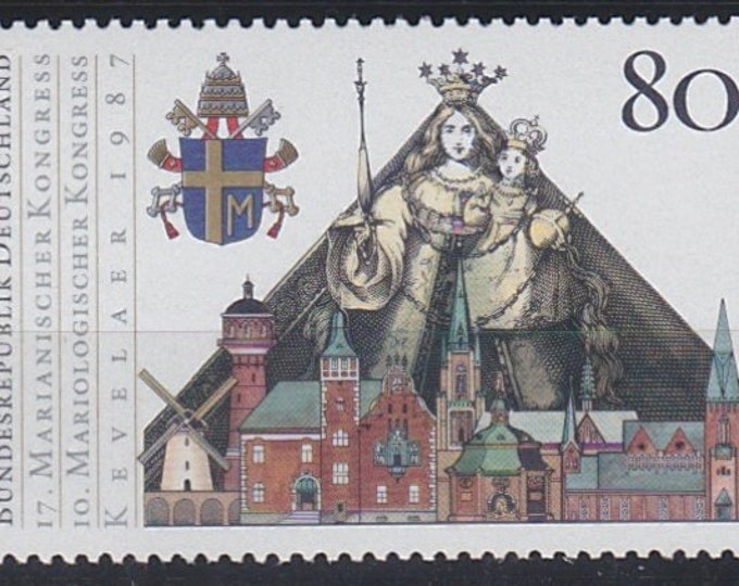 1987 Our Lady of Kevelaer Germany Postage Stamp Mint Never Hinged