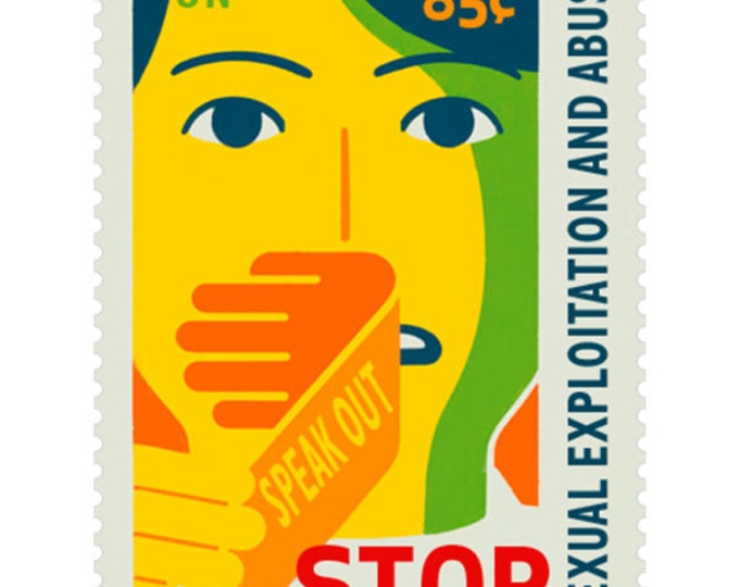 Stop Sexual Exploitation and Abuse United Nations New York Postage Stamp Mint Never Hinged