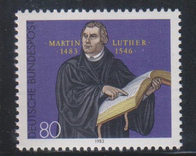 Martin Luther Germany Postage Stamp