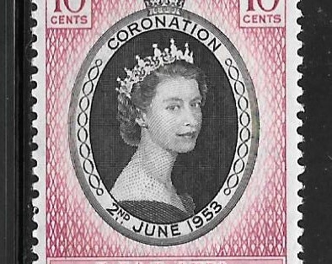 1953 Coronation of Queen Elizabeth II Malaya Pahang Postage Stamp Mint Never Hinged