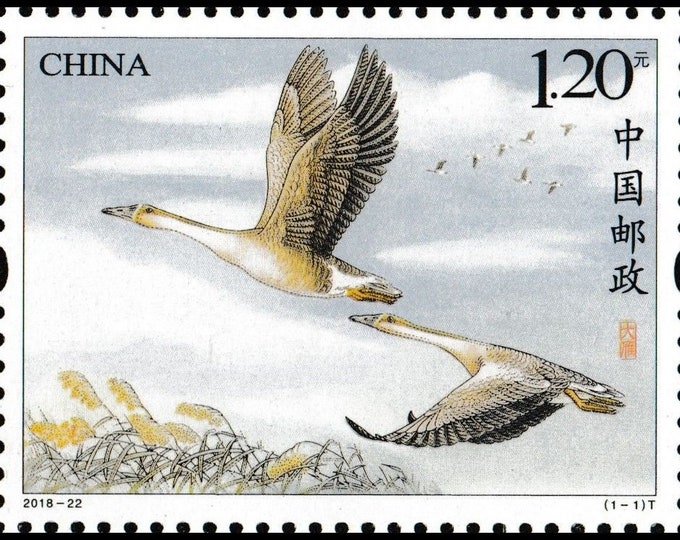 2018 Wild Goose China Postage Stamp Mint Never Hinged