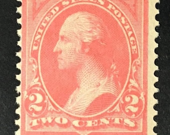 US 1894 2-Cent George Washington Postage Stamp Mint Never Hinged Catalog #248