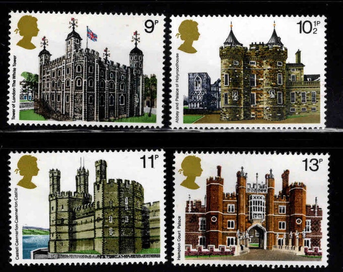 British Architecture Set of Four Great Britain Postage Stamps Issued 1978