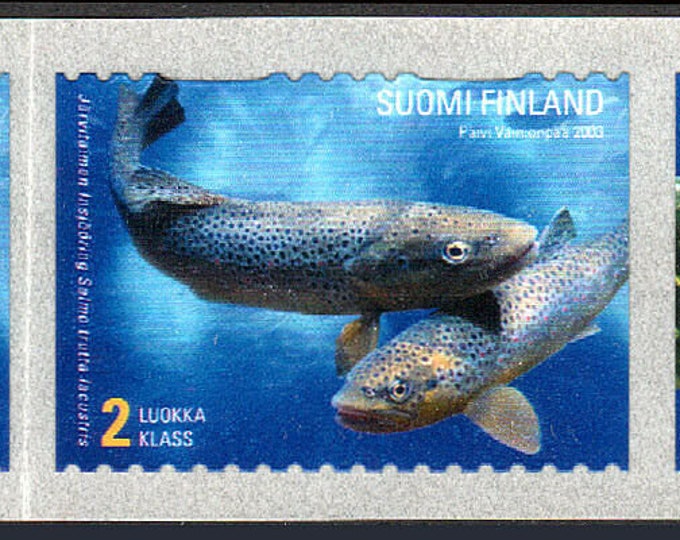 2003 Fishes Strip of Three Finland Postage Stamps Mint Never Hinged