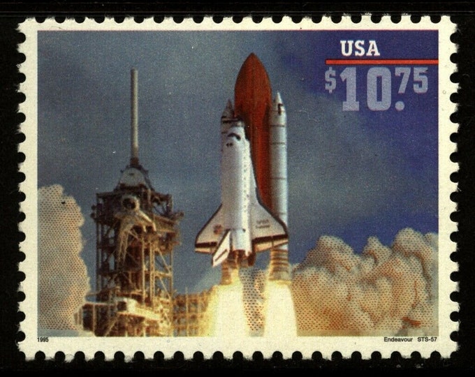 Space Shuttle Endeavor United States Express Mail Postage Stamp Issued 1995