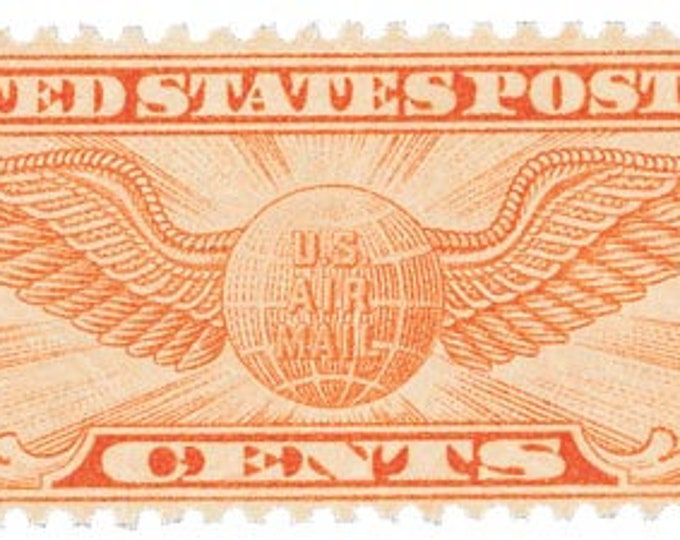 1934 Winged Globe 6-Cent United States Air Mail Postage Stamp