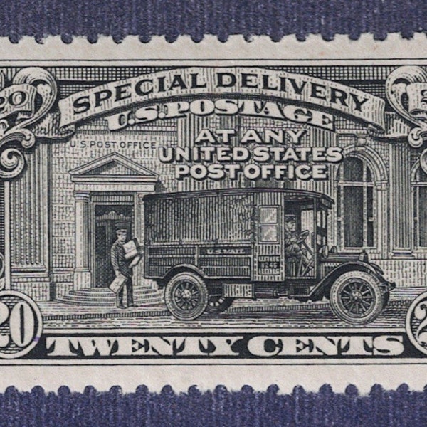 Special Delivery Stamp 20 Cent Etsy
