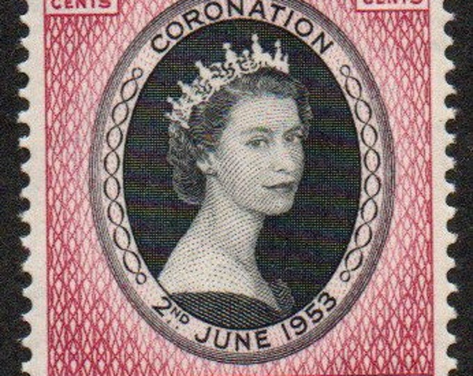 1953 Coronation of Queen Elizabeth II Malaya Selangor Postage Stamp Mint Never Hinged