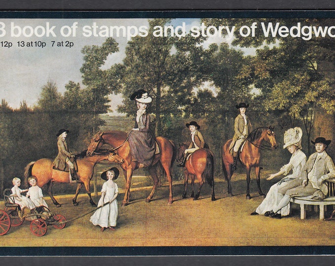 Wedgwood Great Britain Prestige Booklet of Postage Stamps Issued 1980