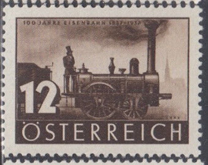 Austrian Railroads Set of Three Austria Postage Stamps Issued 1937