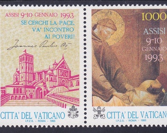 Assisi Vatican City Postage Stamp Issued 1993
