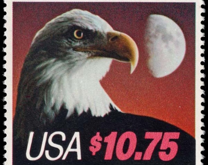 Eagle and Moon United States Express Mail Postage Stamp Issued 1985