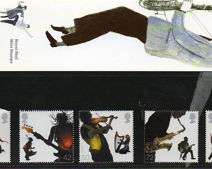 Sounds Of Britain Royal Mail Postage Stamps Presentation Pack Issued 2006