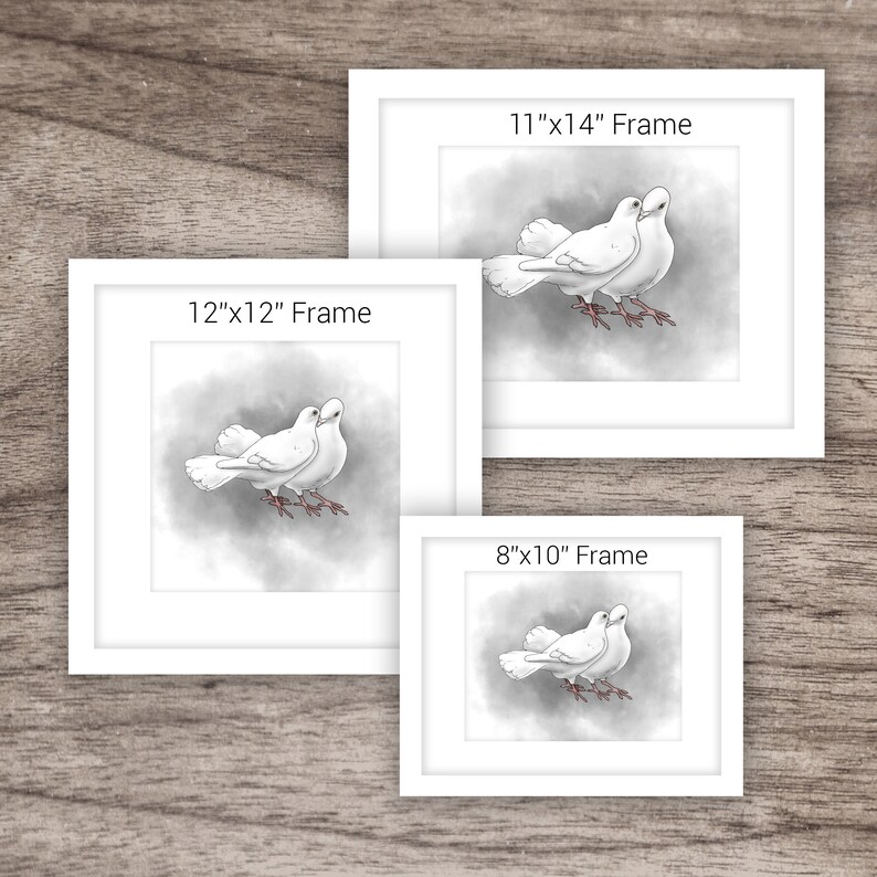 Dove Love Digital Print