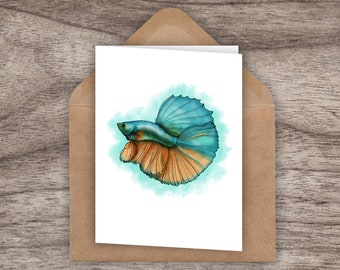 BETTA Half Greeting Card