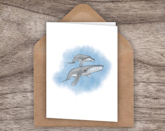 Humpback "Whale Hello There" Greeting Card