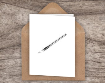 Xacto "I'll Cut You" Greeting Card