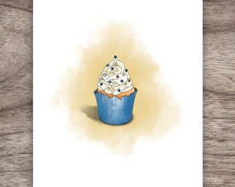 Vanilla Sprinkle Digital Print