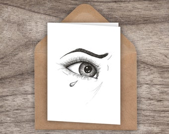 Eye "Don't Worry" Greeting Card