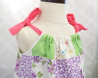 Patchwork Pillowcase Dress