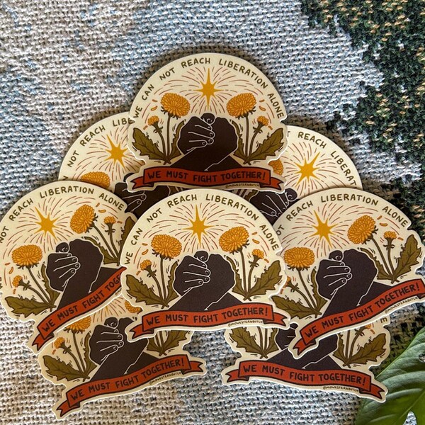 fight together - sticker