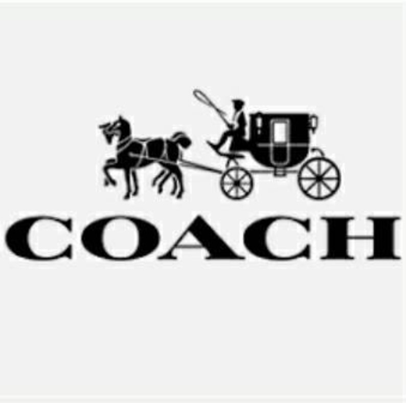 Designer inspired coach decal. Can be made as a permanent Etsy