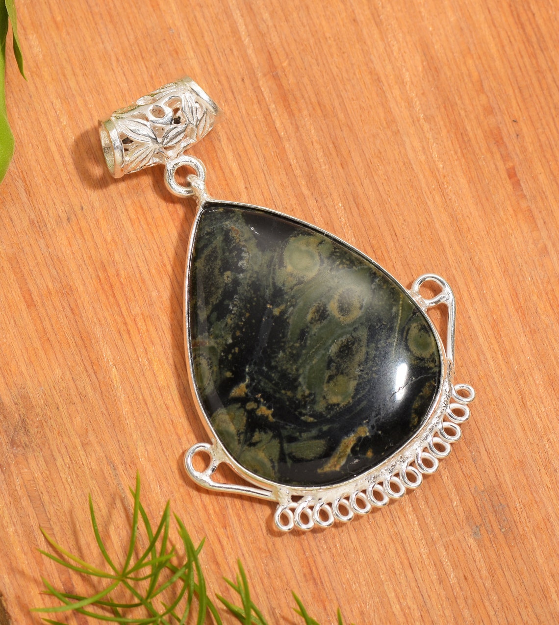 Star Galaxy Pendant Natural Gemstone Pendant Stone Etsy