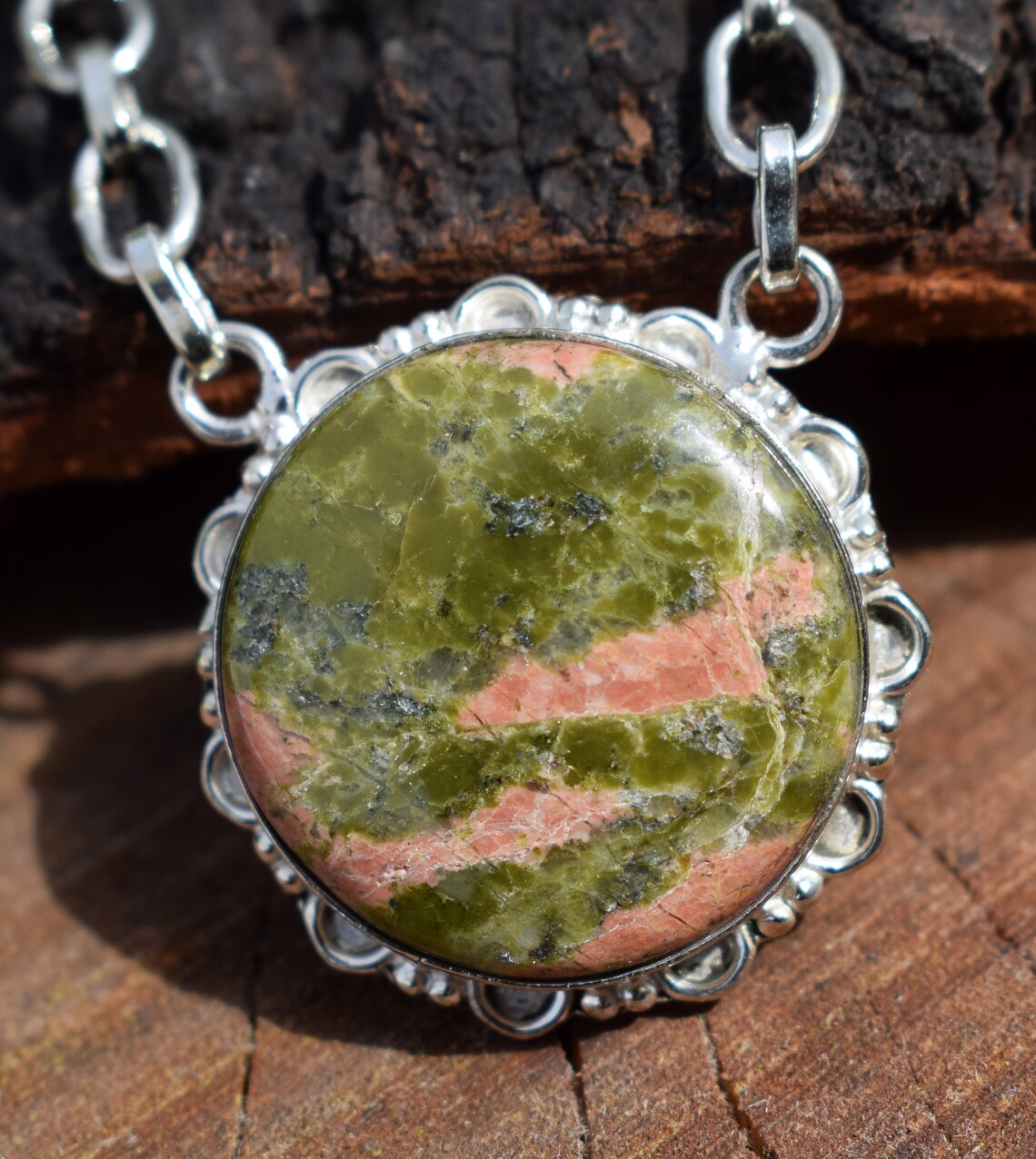 Unakite necklace Outlet
