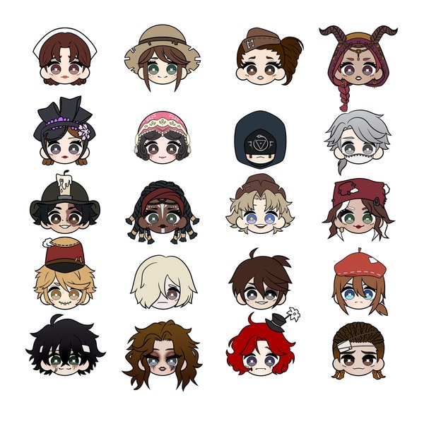 Identity V Chibi Stickers