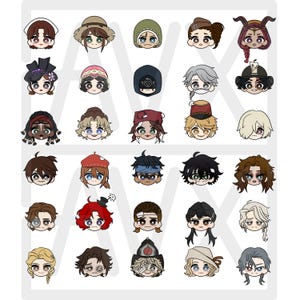 Identity V Chibi Stickers