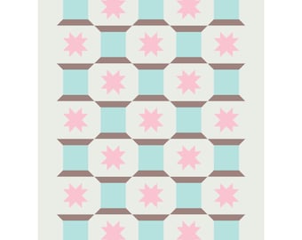 Spools & Stars Quilt Pattern (PDF)