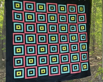 Quiltpatroon Dansende Vierkantjes (PDF)