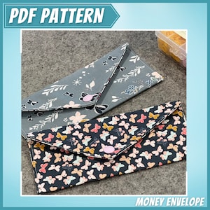 PDF Pattern: Money Envelope (Envelope Styled Snap Wallet)