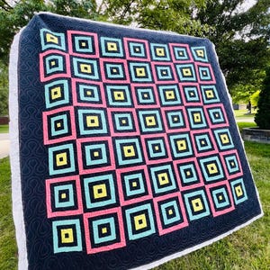 Dancing Squares Quilt Pattern (PDF)