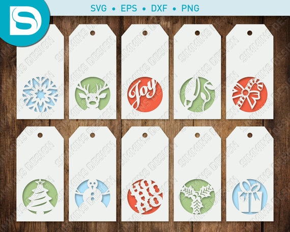 Cricut Print and Cut Christmas Tags - Crafting in the Rain