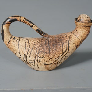 Vintage Gerhard LIEBENTHRON Bottle Studio Ceramic West Germany