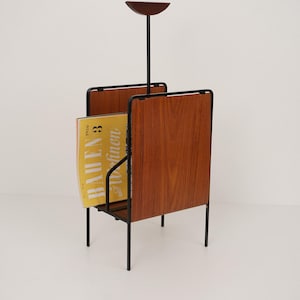 Perchero vintage de teca de los años 50 y 60