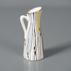 Vintage Vase 50er 60er Jahre Fat Lava WGP pottery Keramik ceramic mid century Henkelvase