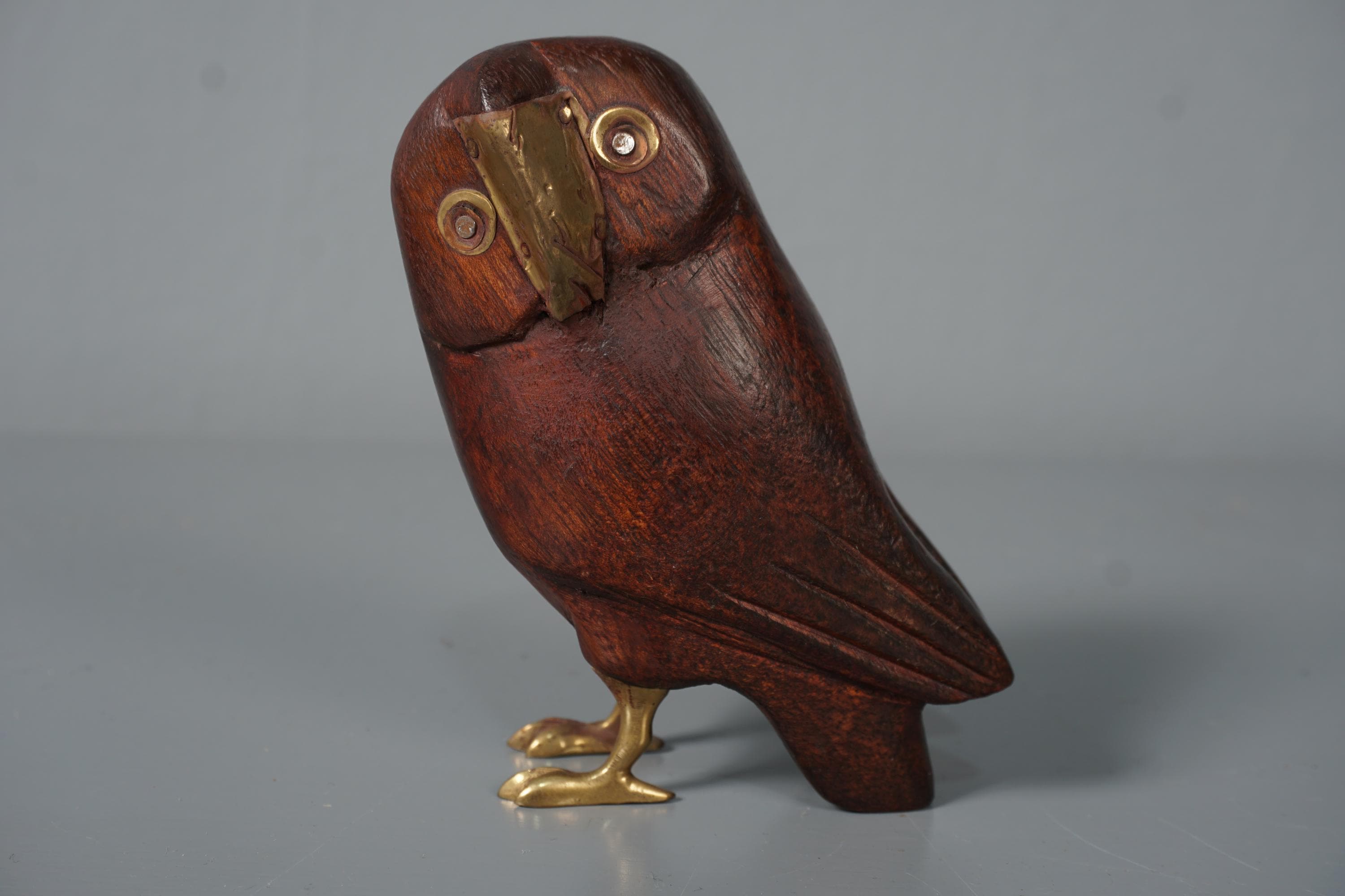 Vintage EULE Sergio BUSTAMANTE 60er 70er Jahre OWL Mexico Figur Skulptur