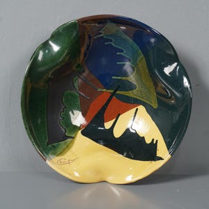 Vintage ceramic bowl / plate / dish 60s 70s Mid Century