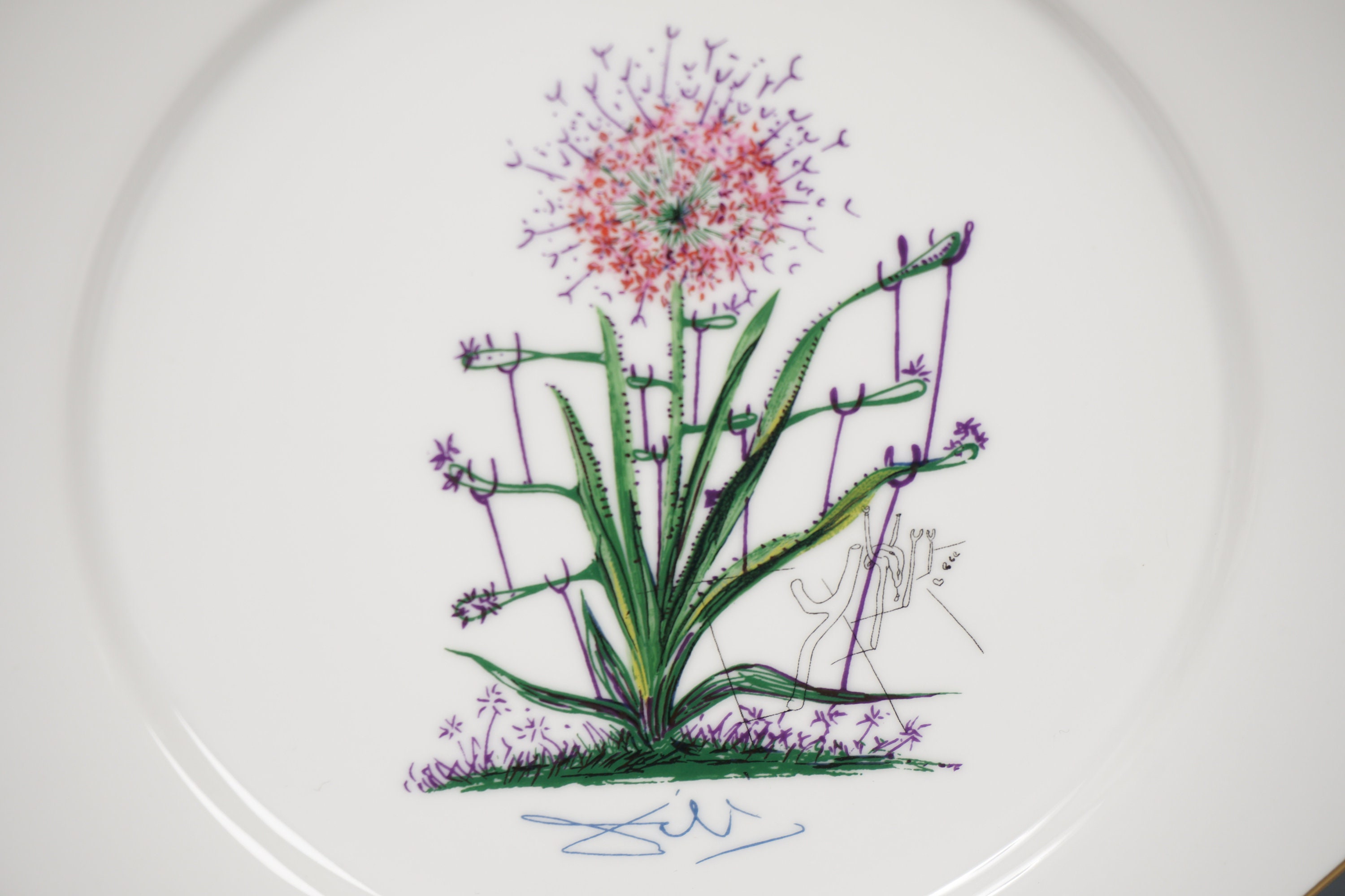 ロイヤル コペンハーゲン サルバドール ダリ プレート No 7 アリウム