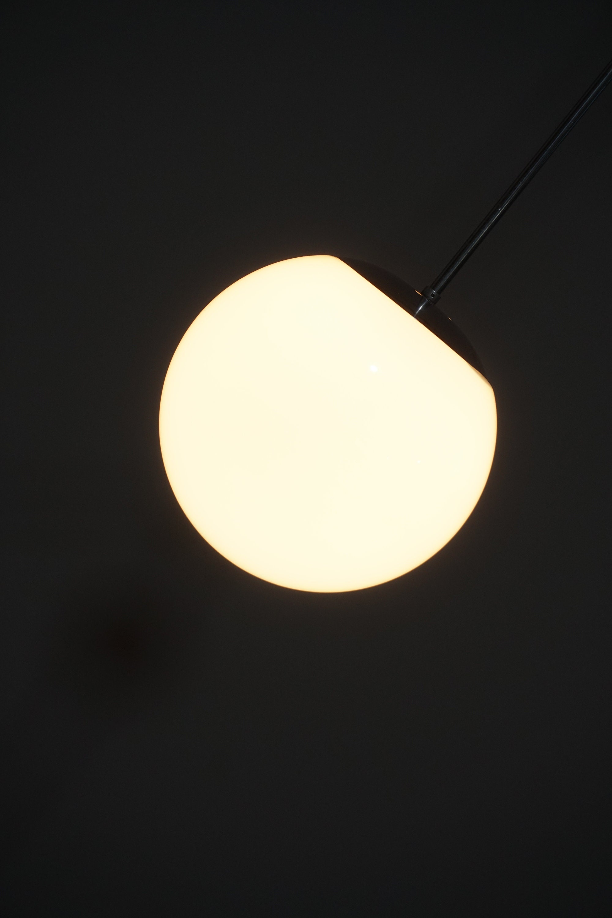 Vintage Bauhaus Opaline Pendant Lamp Art Deco Pendant Lamp Mid Century ...