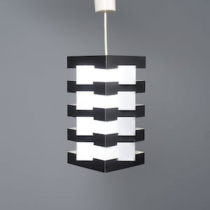 Vintage geometric pendant lamp 50s 60s HOOGERVORST for ANVIA lamp hanging lamp light 50s 60s mid century